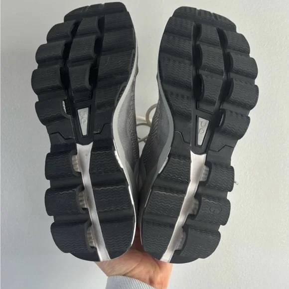 On Running Black and White Sneakers - Picture 6 of 6